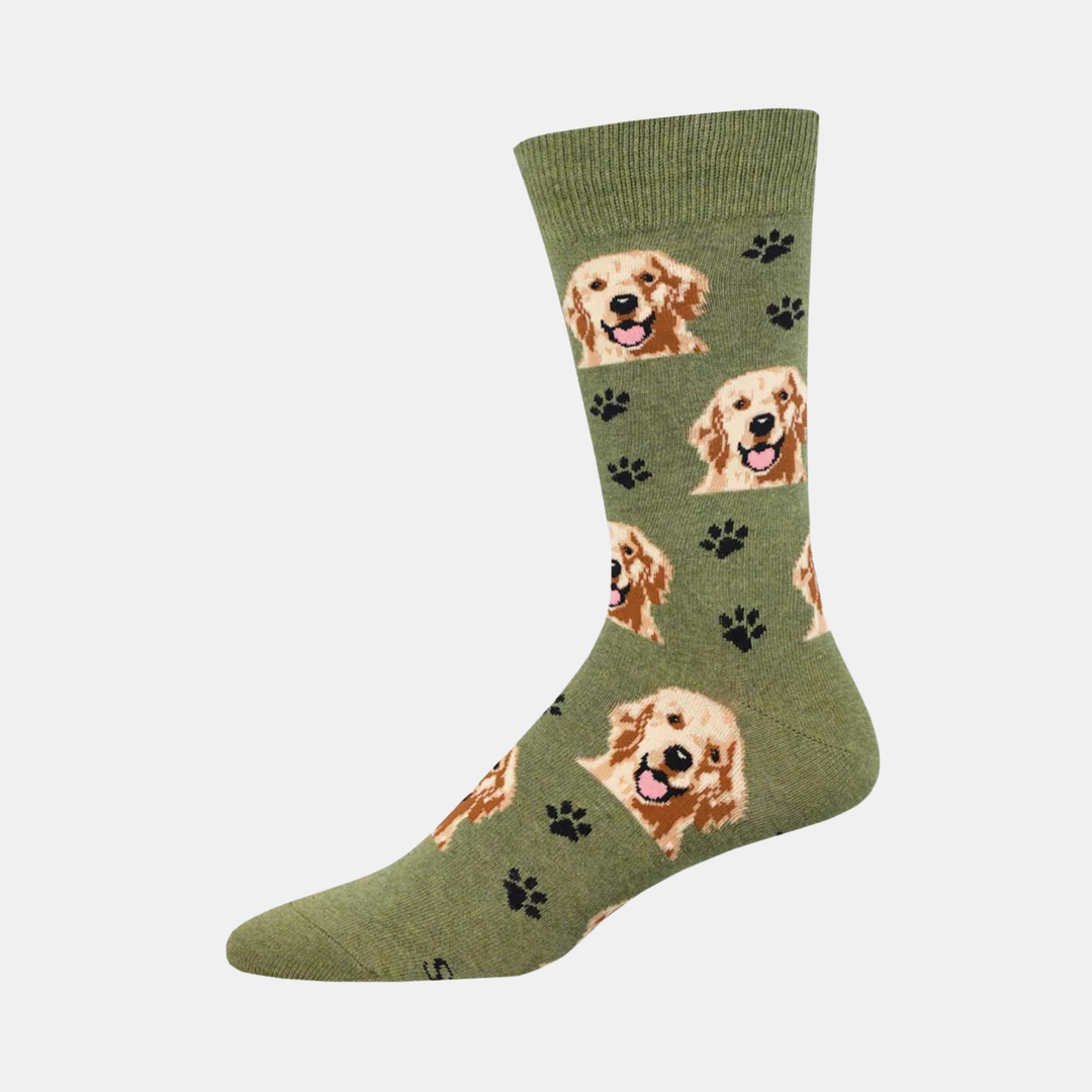 Men's What A Good Boy?  Socks - Green Heather