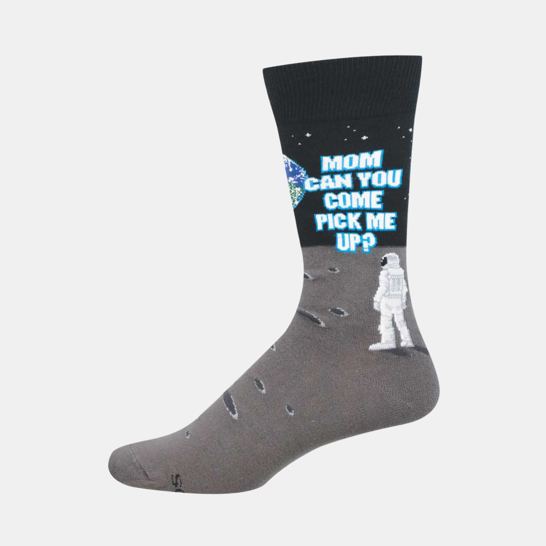 Mens's Pick Me Up, Mom!  Socks - Black