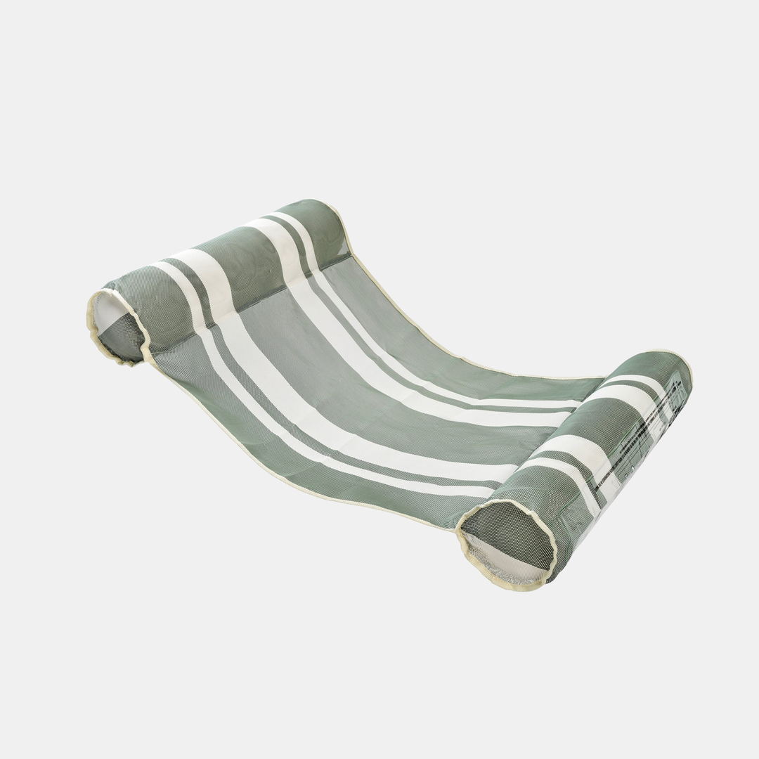 Sunnylife | Mesh Hammock Float Seagrass Stripe | Shut the Front Door