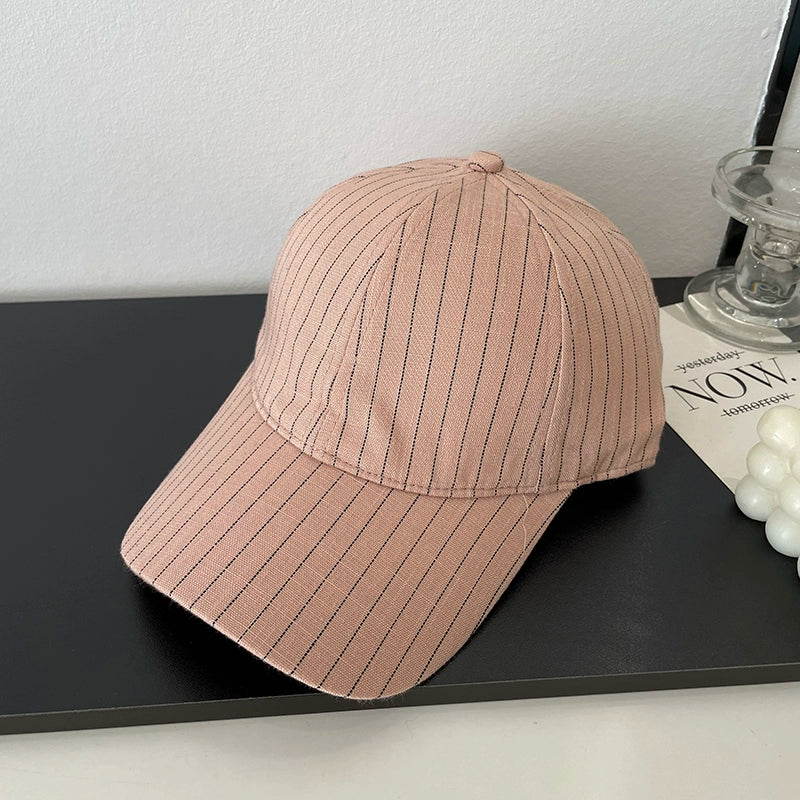 Micah Cap - Pink Striped