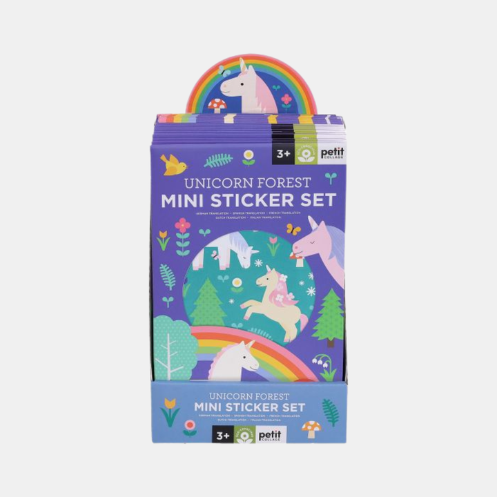 Petit Collage | Mini Sticker Set - Unicorn Forest | Shut the Front Door