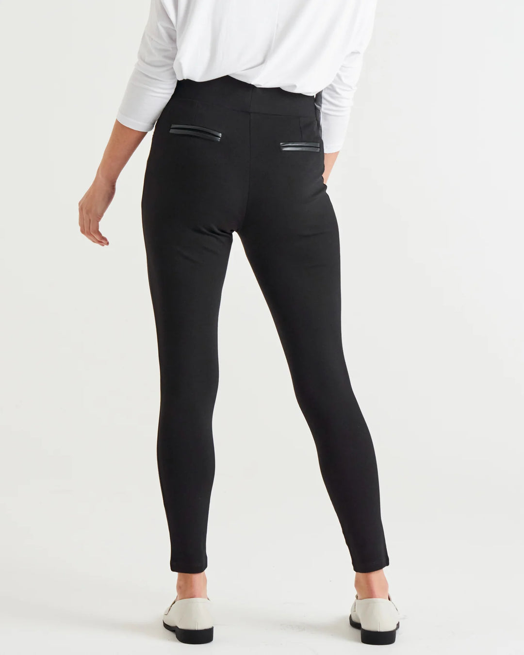 Betty Basics | Gwen Ponte Legging - Black | Shut the Front Door