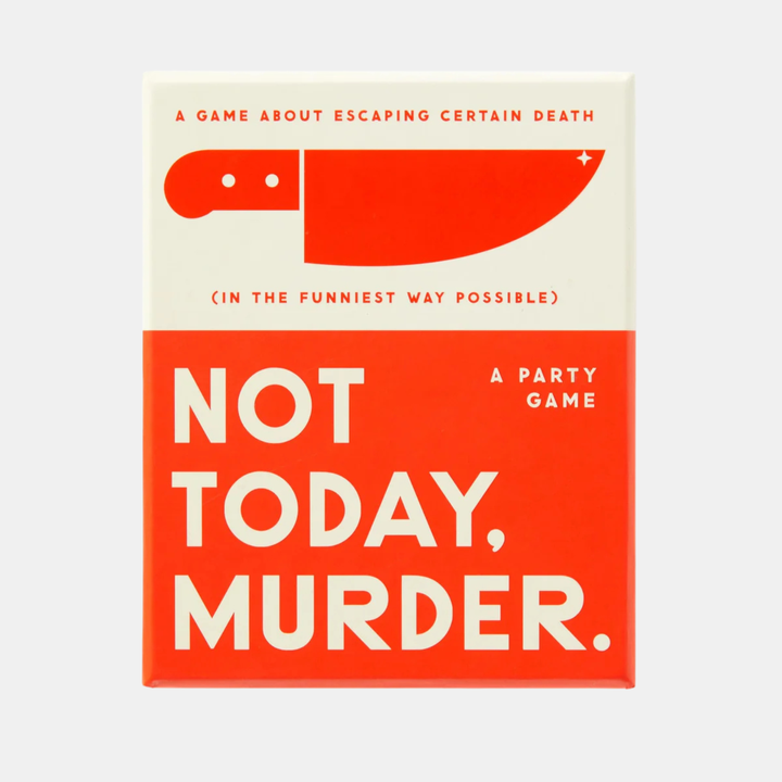 Not Today Murder Social Game Set