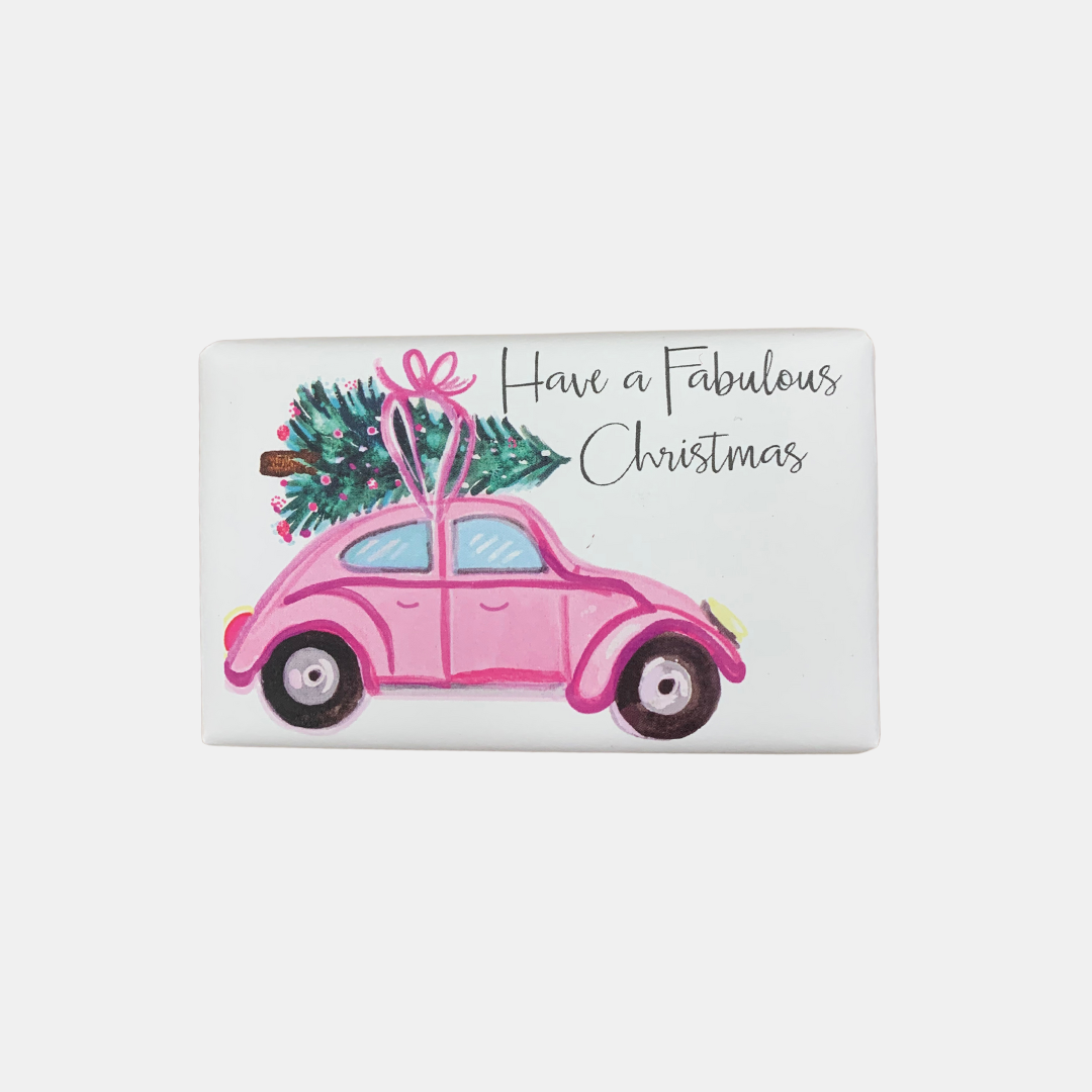 Huxter | Pink Tree Buggie - Have A Fabulous Christmas | Shut the Front Door