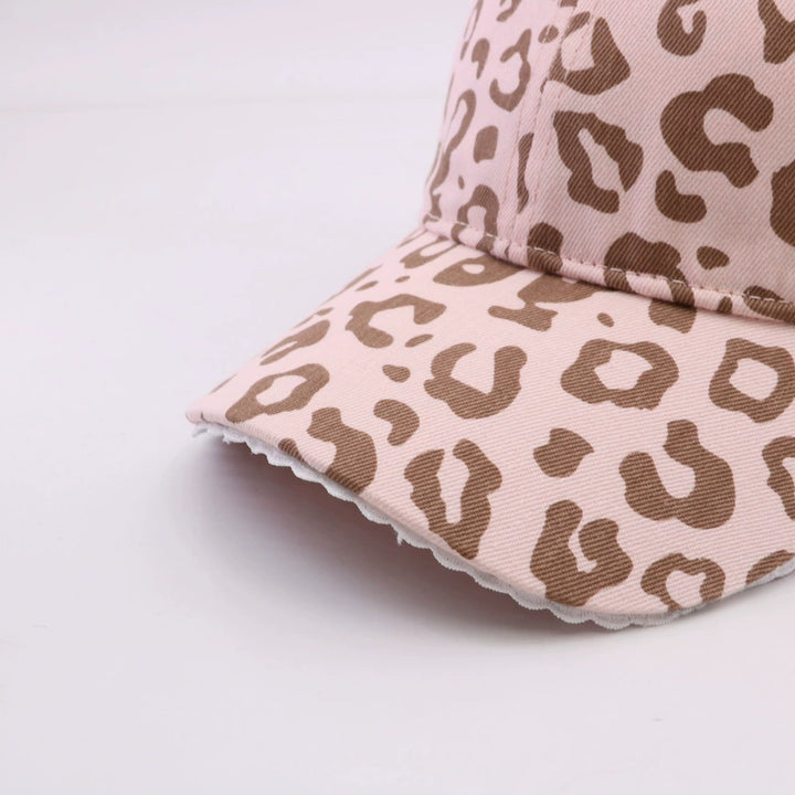 Asher Cap - Pink Leopard