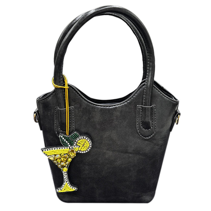 Hanging Yellow Martini Decoration