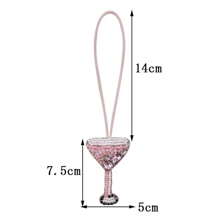 Hanging Pink Martini Decoration