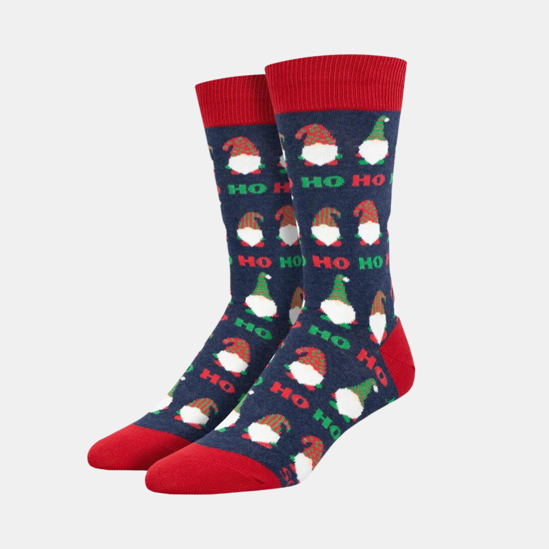 Socksmith | Men's Socks HoHo Homies - Navy Heather | Shut the Front Door