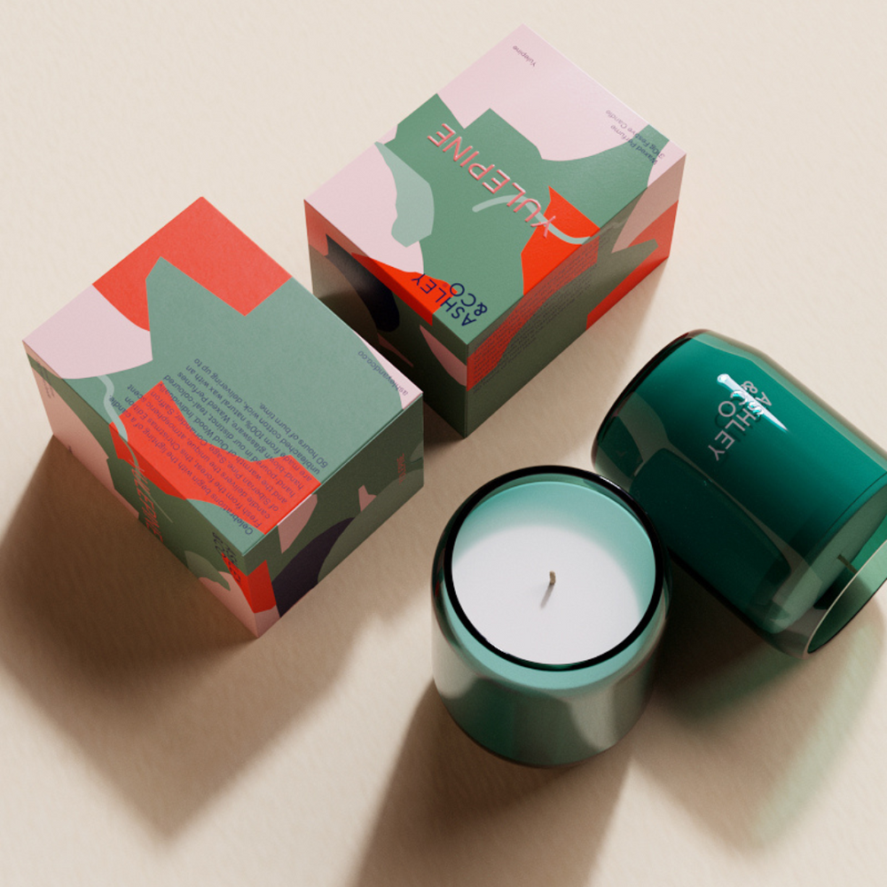 Ashley & Co | Waxed Perfume Candle - Yulepine | Shut the Front Door