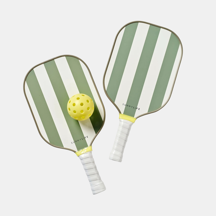 Sunnylife | Pickleball Set Seagrass Stripe | Shut the Front Door