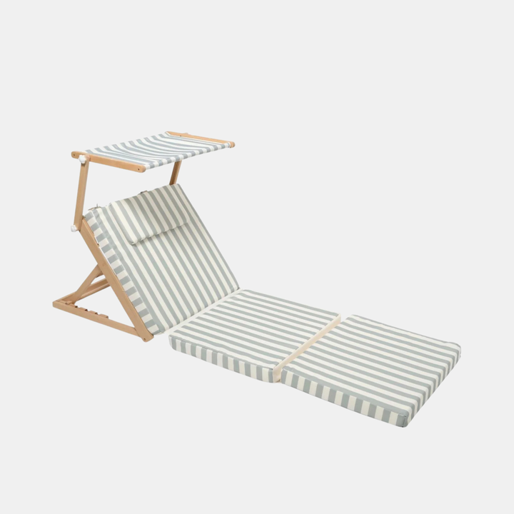 Pool House Daybed - Sea Sage Stripe