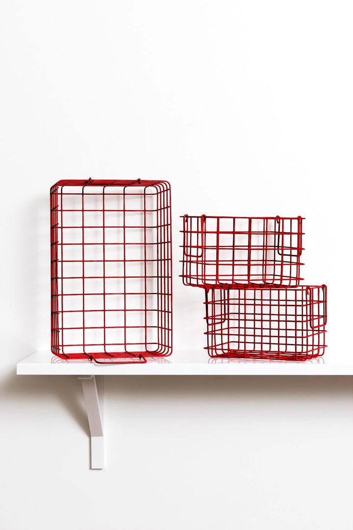 Mustard | Basket Small - Poppy | Shut the Front Door