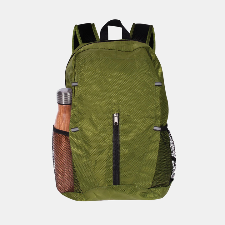 Mavericks | Port-A-Pack Explore-Foldable Backpack - Green | Shut the Front Door
