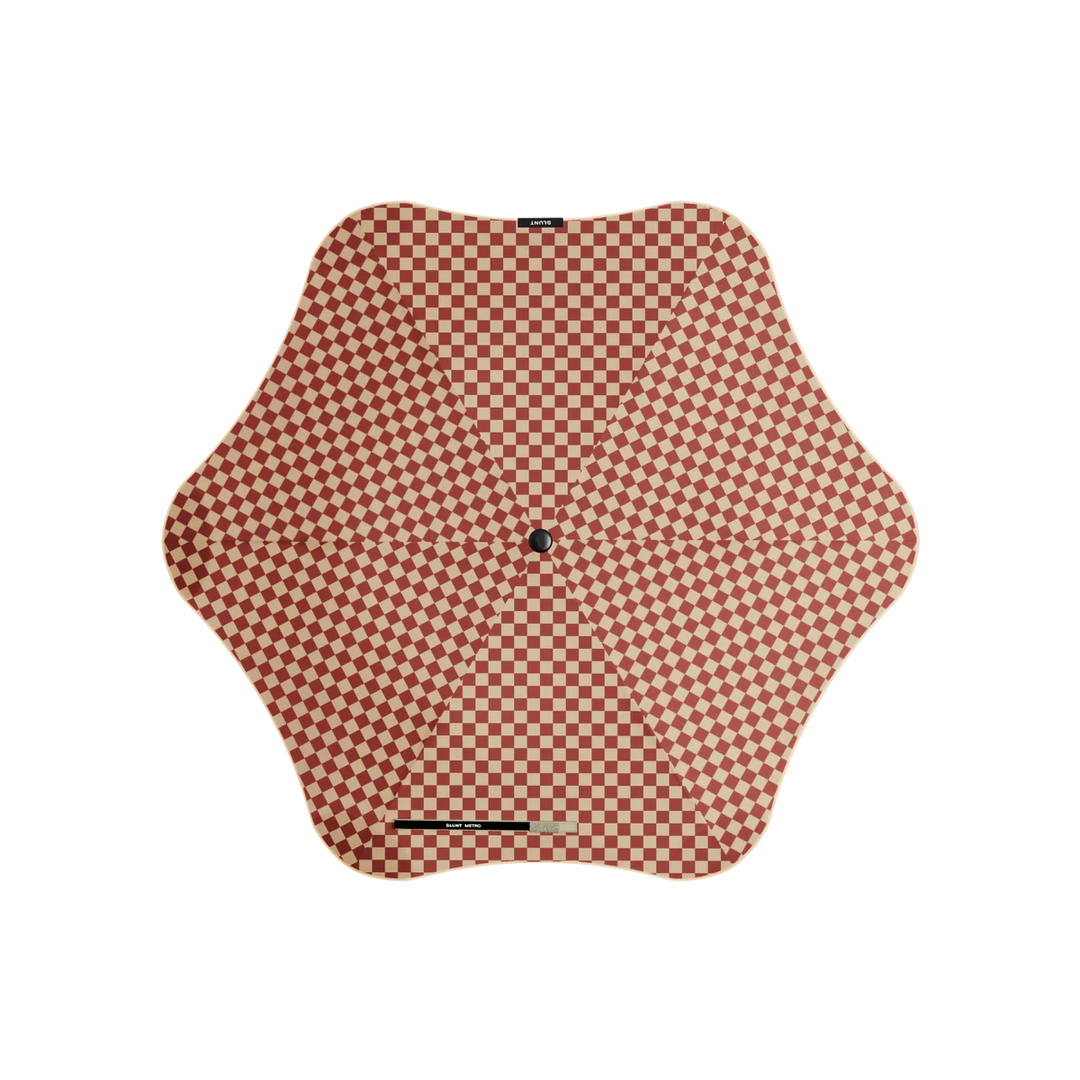 Blunt | Blunt Umbrella Metro - Clay Check | Shut the Front Door