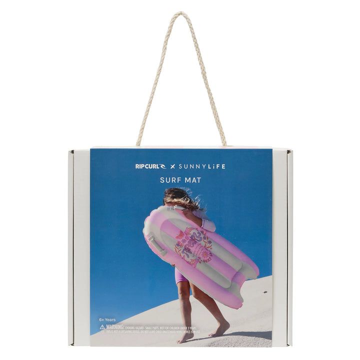 Sunnylife | Kids Surf Mat - Dolphin Surf Co Pink Stripe | Shut the Front Door