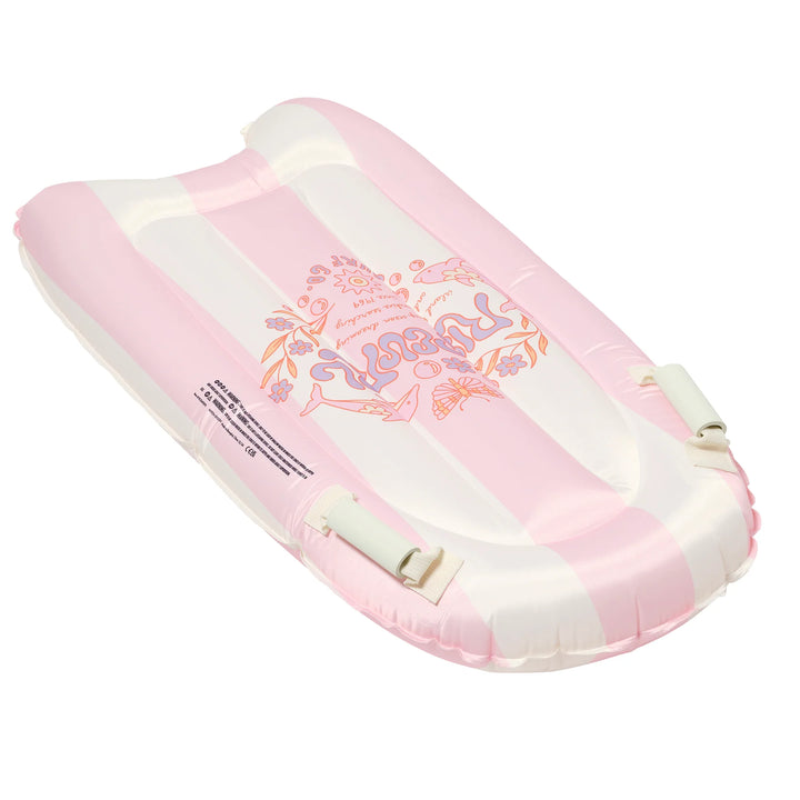 Sunnylife | Kids Surf Mat - Dolphin Surf Co Pink Stripe | Shut the Front Door