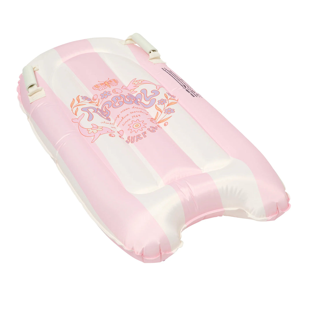 Sunnylife | Kids Surf Mat - Dolphin Surf Co Pink Stripe | Shut the Front Door