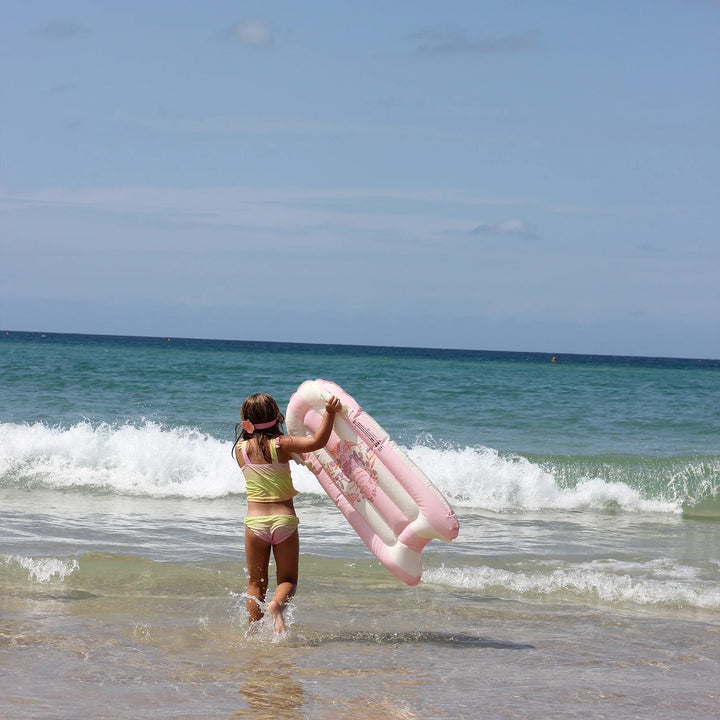 Sunnylife | Kids Surf Mat - Dolphin Surf Co Pink Stripe | Shut the Front Door