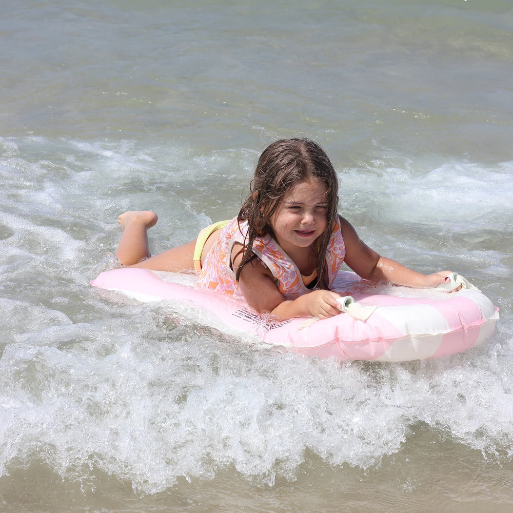 Sunnylife | Kids Surf Mat - Dolphin Surf Co Pink Stripe | Shut the Front Door