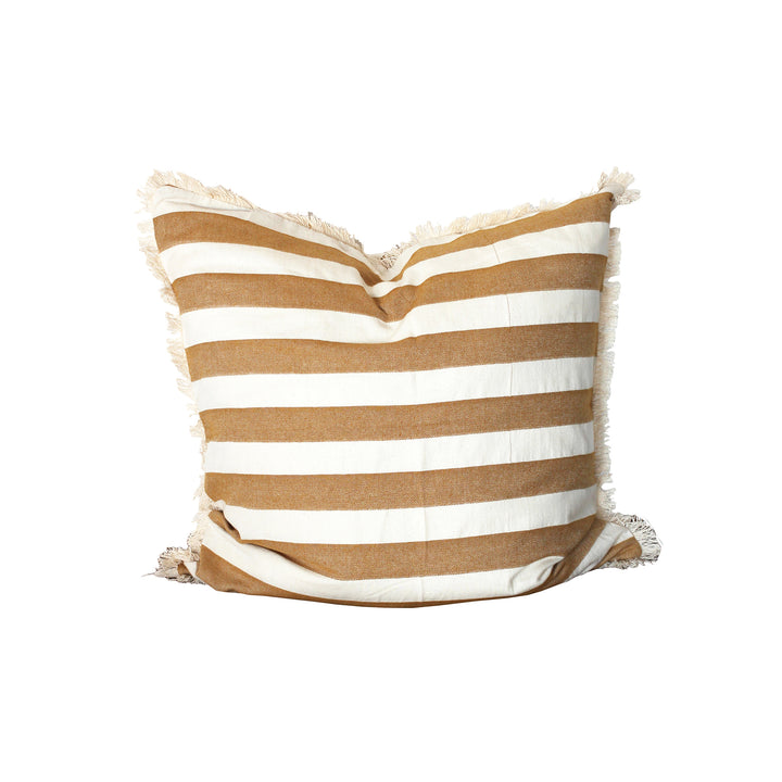 Raine & Humble | Bold Stripe Cushion - Golden Yellow | Shut the Front Door