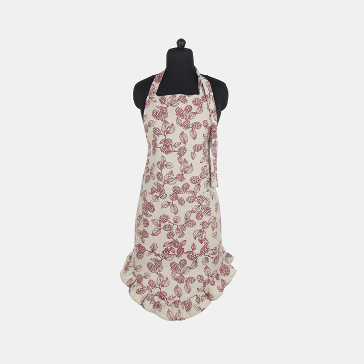 Raine & Humble | Berry Apron - Red | Shut the Front Door
