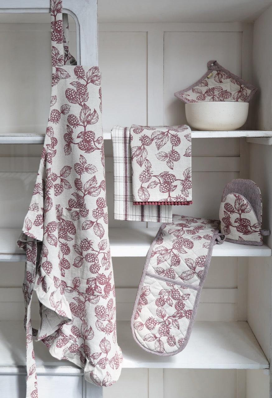Raine & Humble | Berry Apron - Red | Shut the Front Door