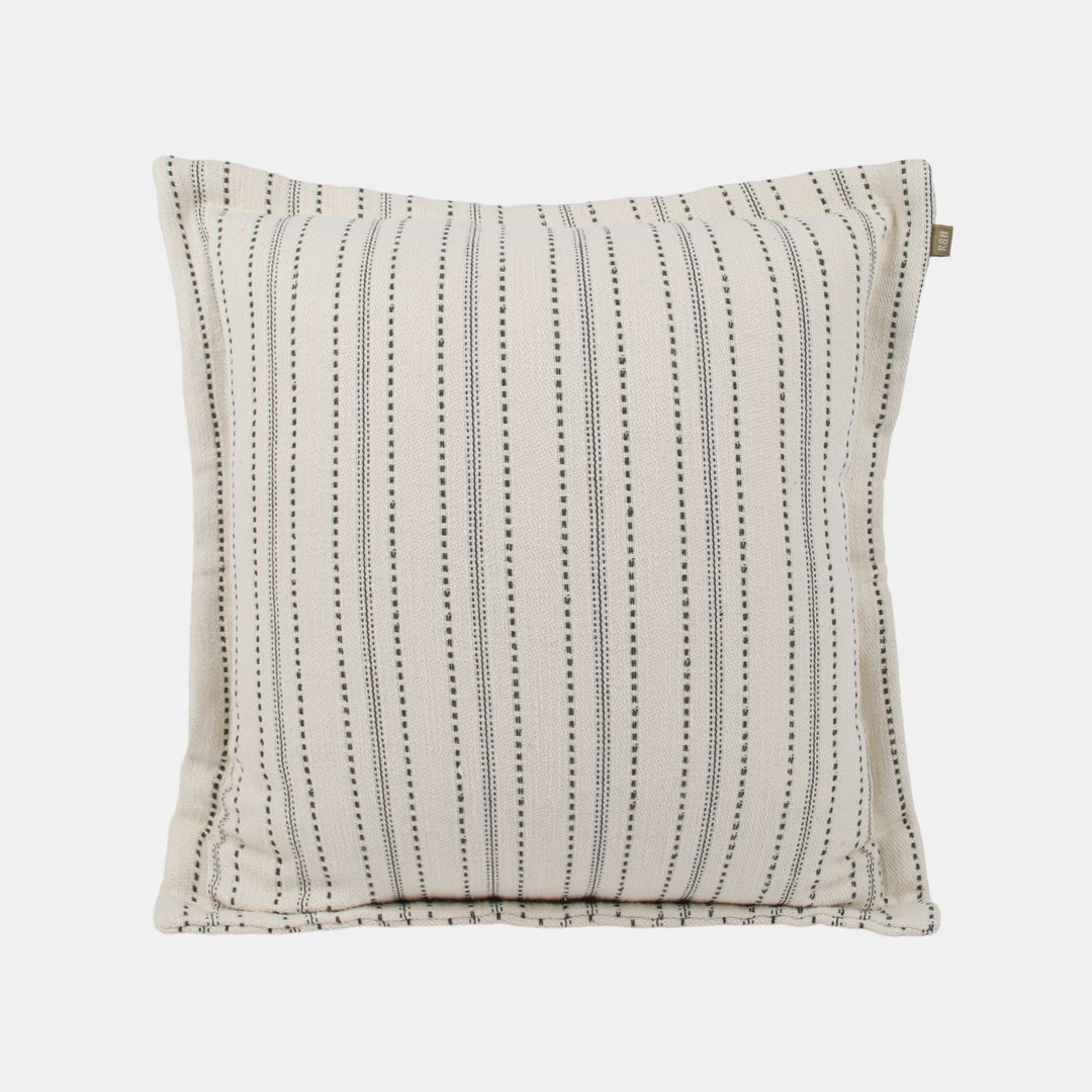Raine & Humble | Berry Textured Stripe Cushion - Olive | Shut the Front Door