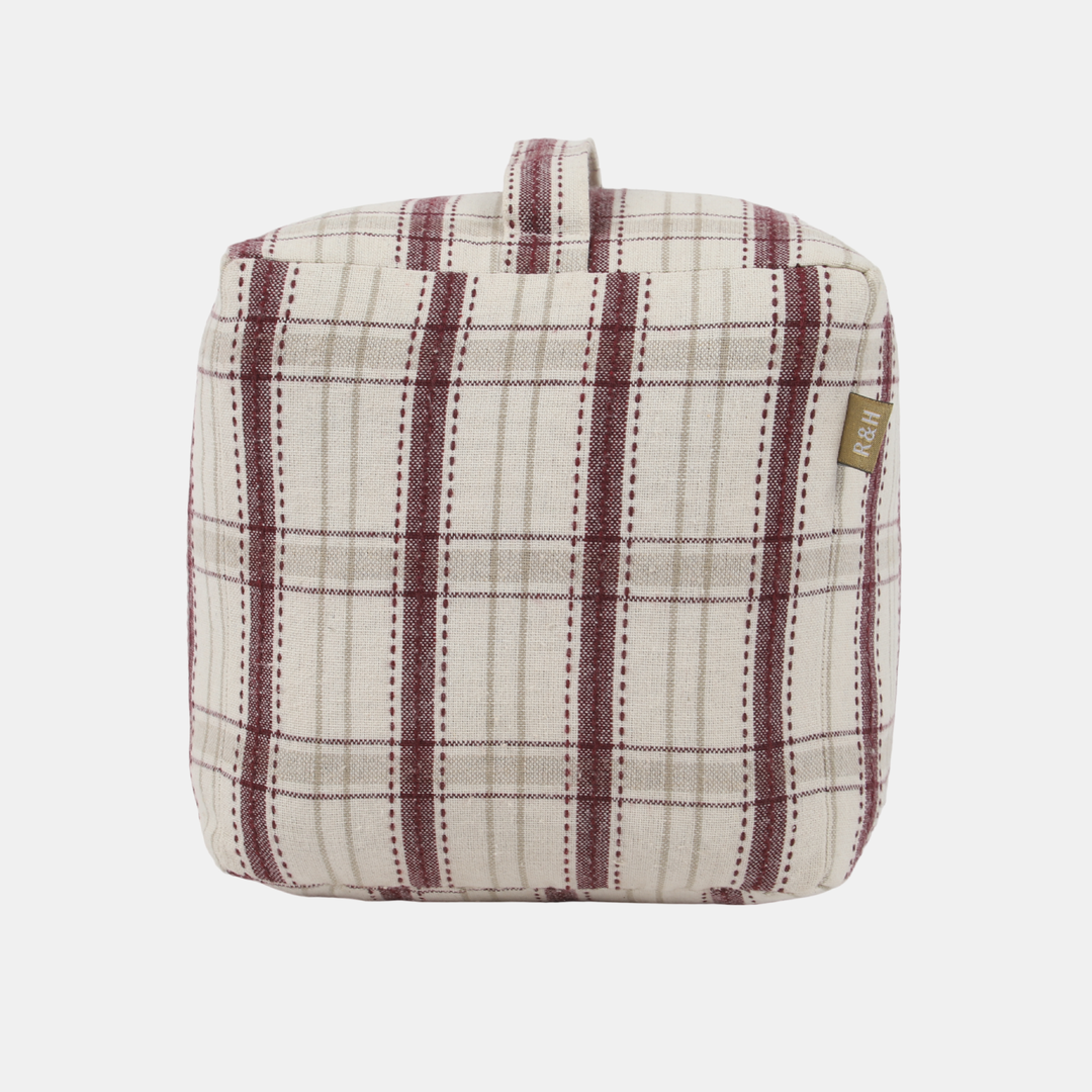 Raine & Humble | Berry Square Door Stopper - Red | Shut the Front Door