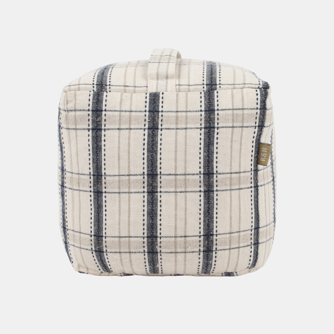 Raine & Humble | Berry Square Door Stopper - Blue | Shut the Front Door