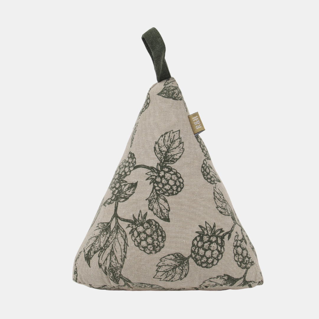 Raine & Humble | Berry Pyramid Door Stopper - Olive | Shut the Front Door