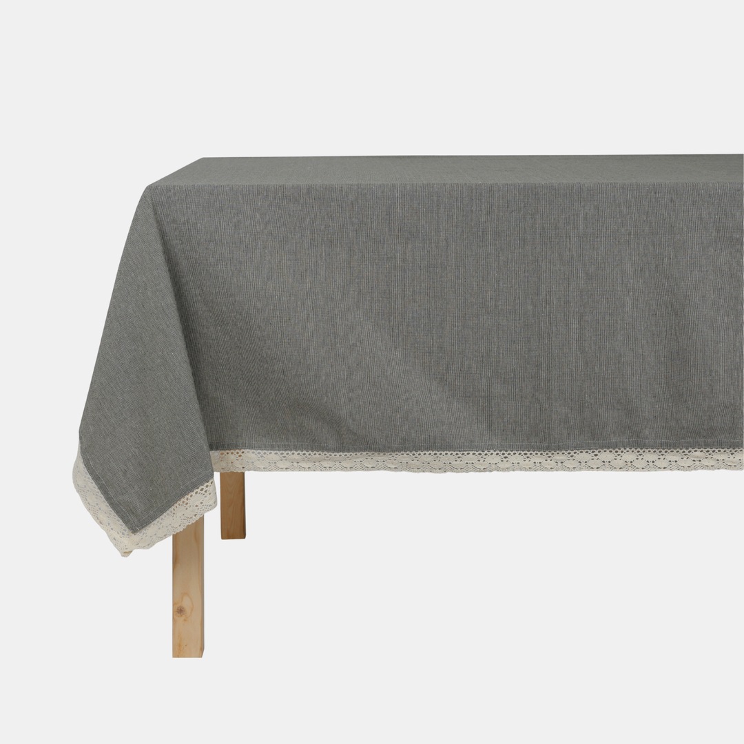 Raine & Humble | Berry Thin Stripe Tablecloth - Olive | Shut the Front Door