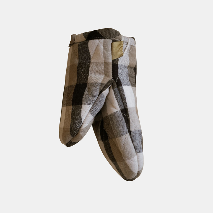 Double Check Short Oven Glove - Black