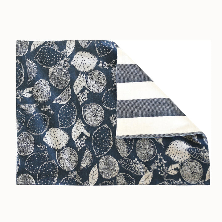 Raine & Humble | Lemon Marmalade Placemat S/4 - Dark Slate | Shut the Front Door