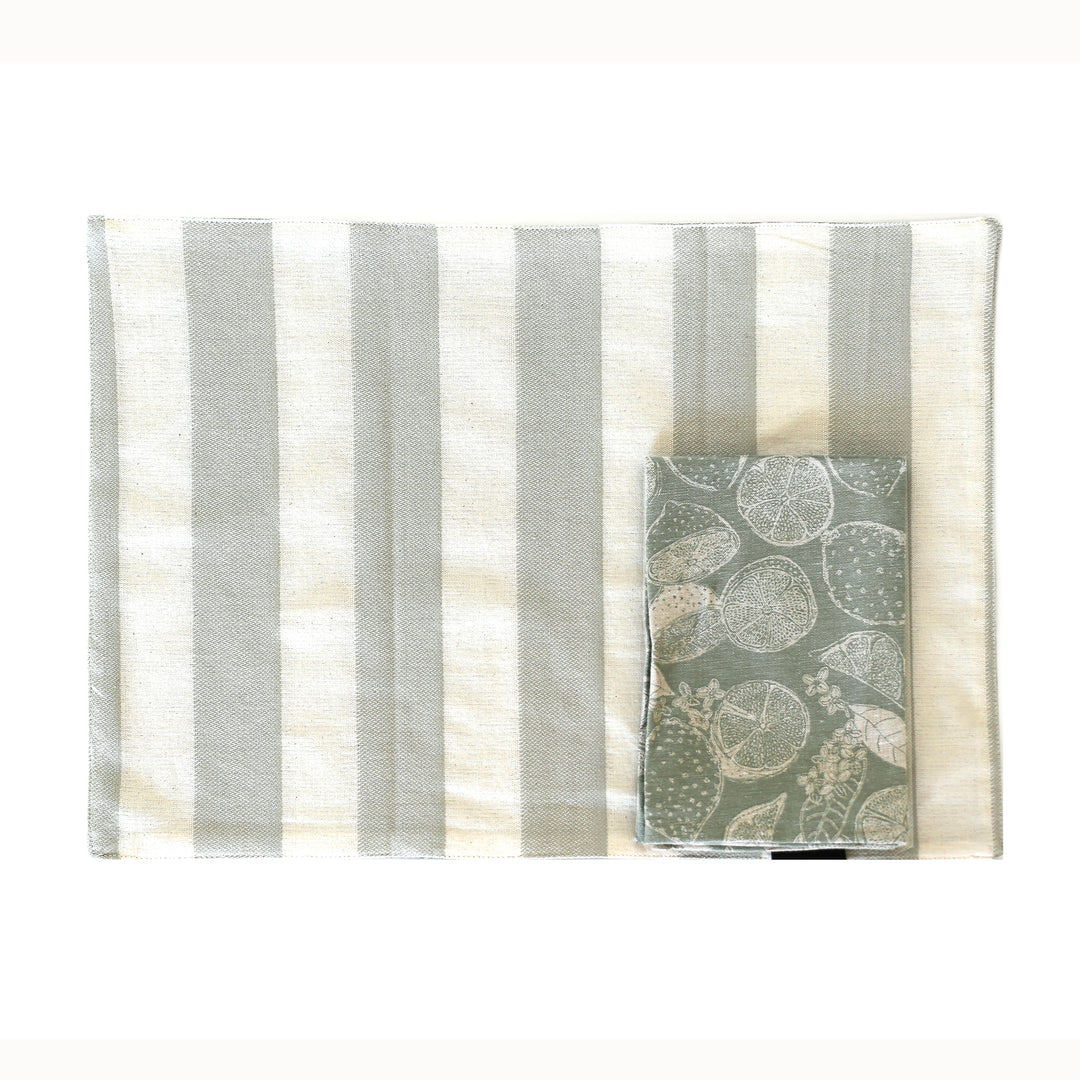 Raine & Humble | Lemon Marmalade Placemat S/4 - Sage | Shut the Front Door