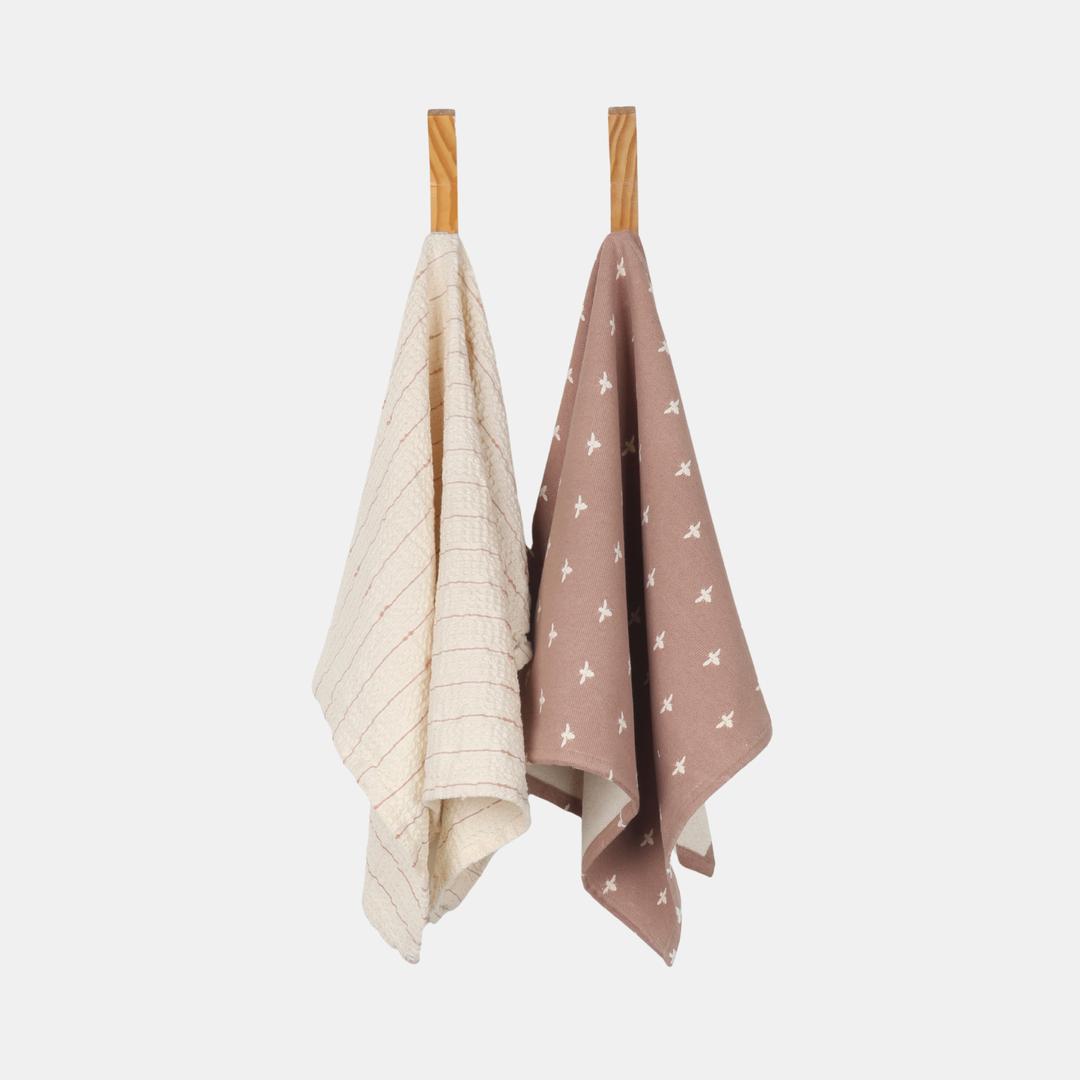Raine & Humble | Everyday Range Tea Towel S2 - Salmon Pink | Shut the Front Door
