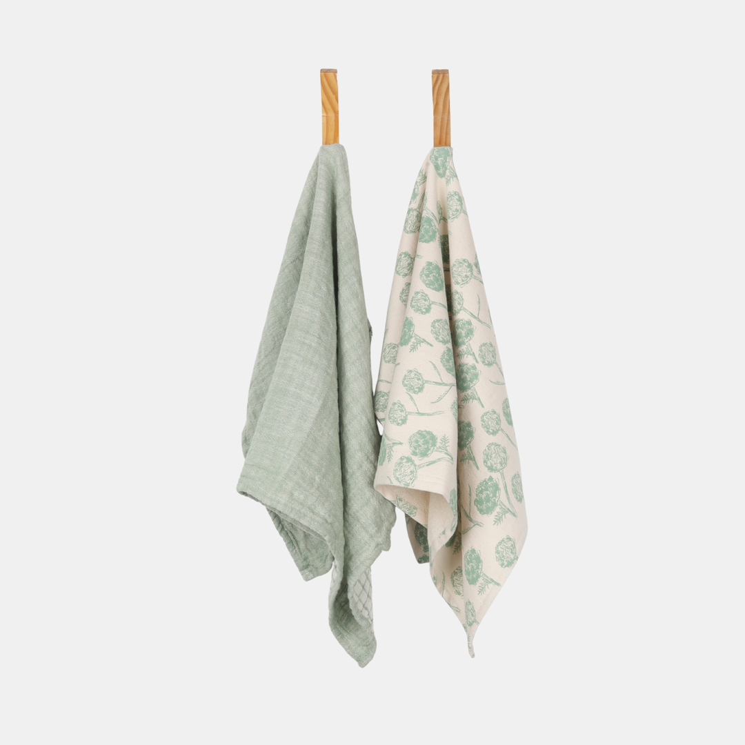 Raine & Humble | Everyday Range Tea Towel S2 - Aqua Storm | Shut the Front Door