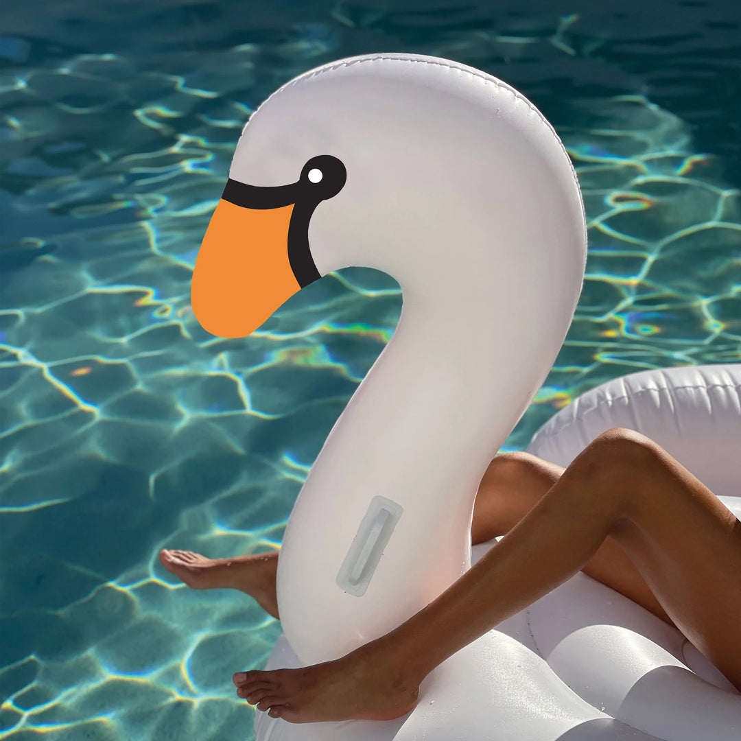 Sunnylife | The Resort Luxe Ride-On Float - White on White | Shut the Front Door