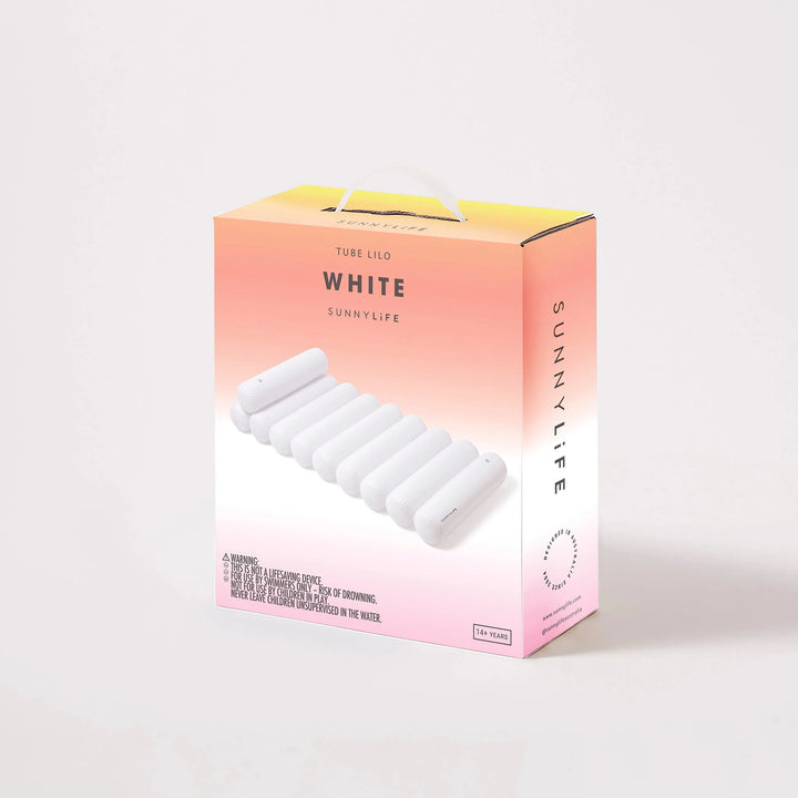 Sunnylife | The Resort Tube Lilo Float White | Shut the Front Door