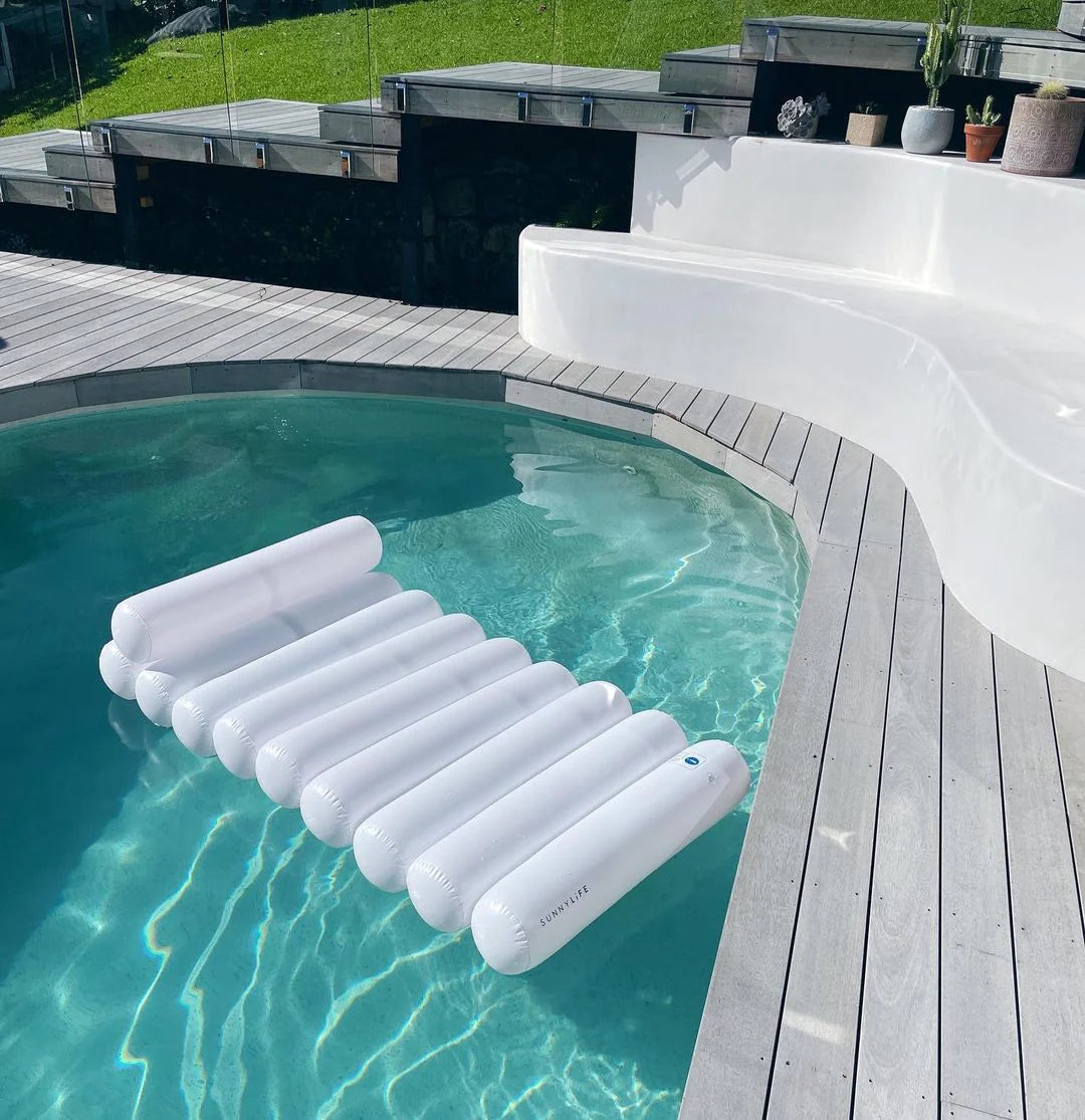 Sunnylife | The Resort Tube Lilo Float White | Shut the Front Door