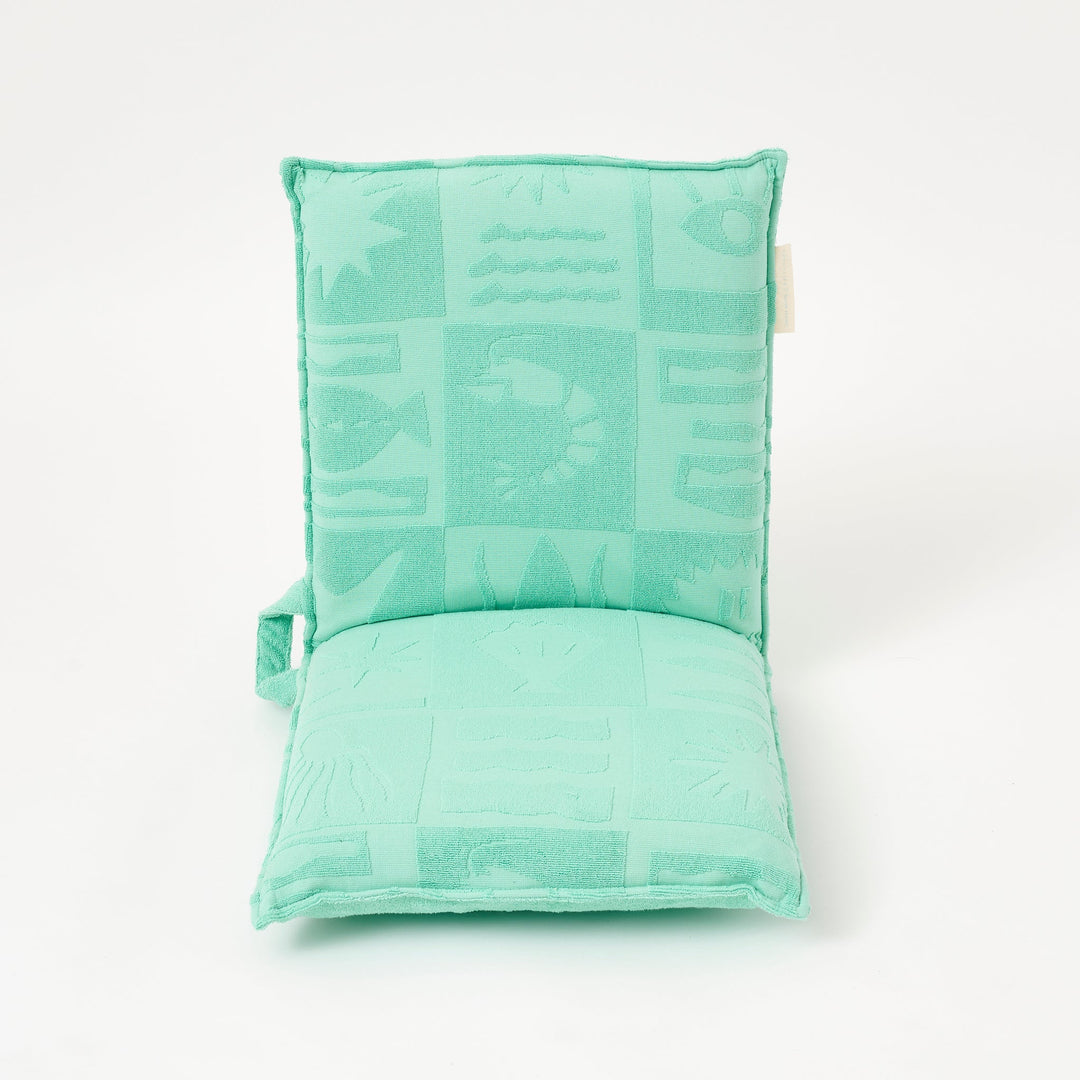 Sunnylife | Terry Folding Seat - De Playa Esmeralda | Shut the Front Door