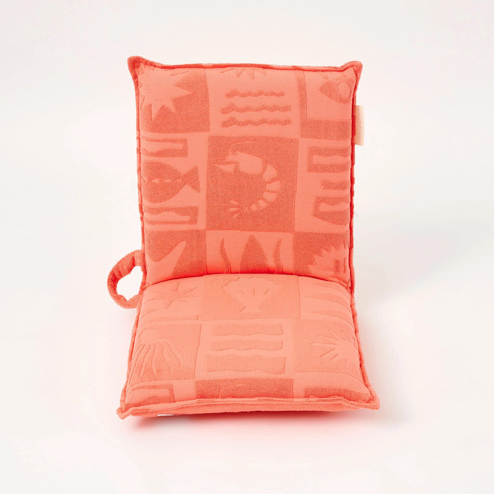 Sunnylife | Terry Folding Seat - De Playa Coral | Shut the Front Door