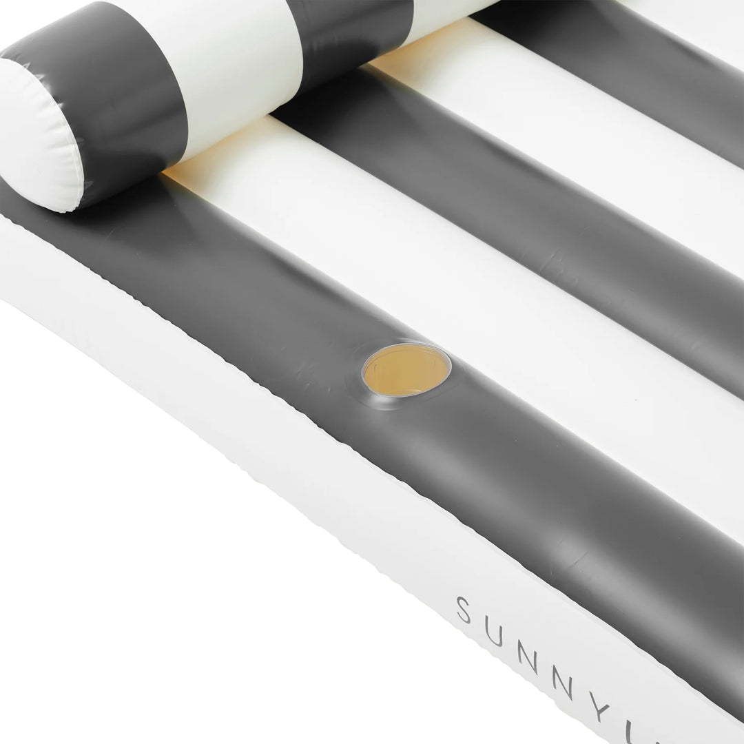 Sunnylife | Luxe Lilo - Black Stripe | Shut the Front Door