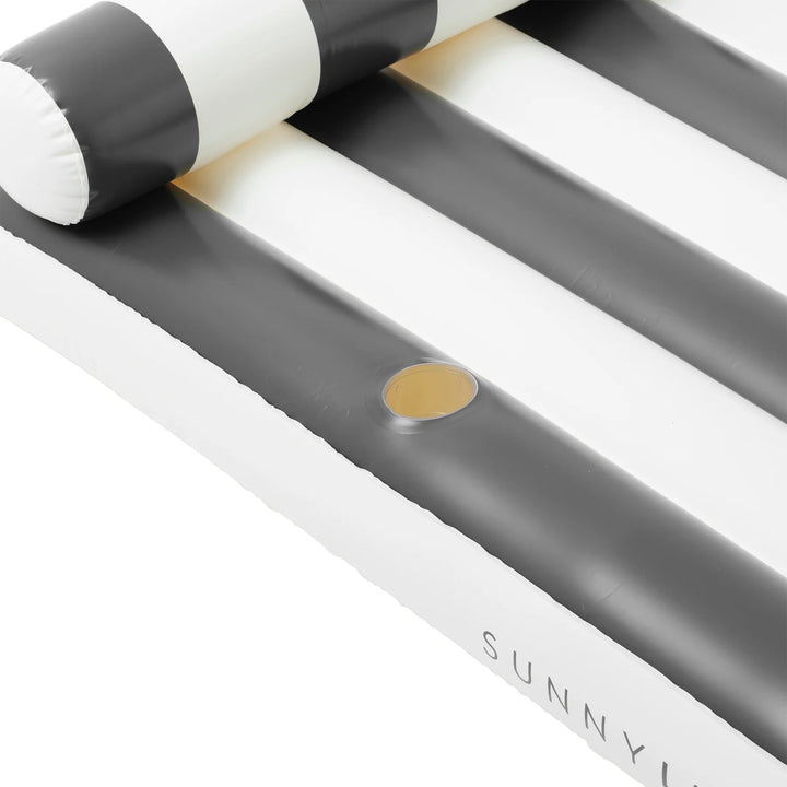 Sunnylife | Luxe Lilo - Black Stripe | Shut the Front Door