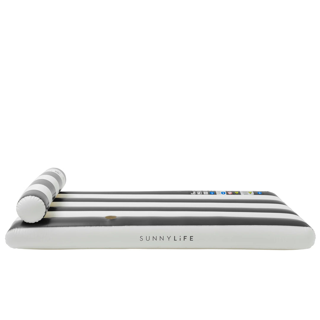 Sunnylife | Luxe Lilo - Black Stripe | Shut the Front Door