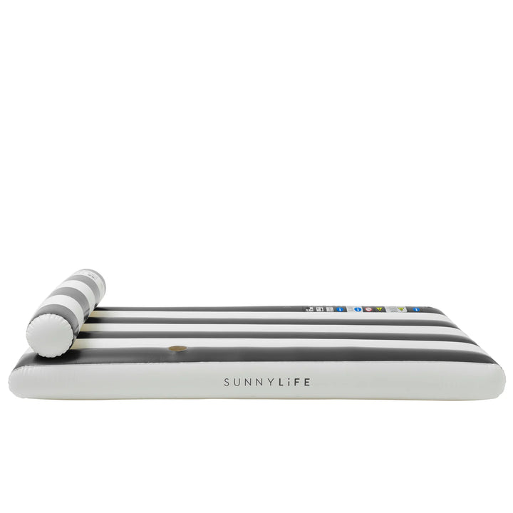 Sunnylife | Luxe Lilo - Black Stripe | Shut the Front Door
