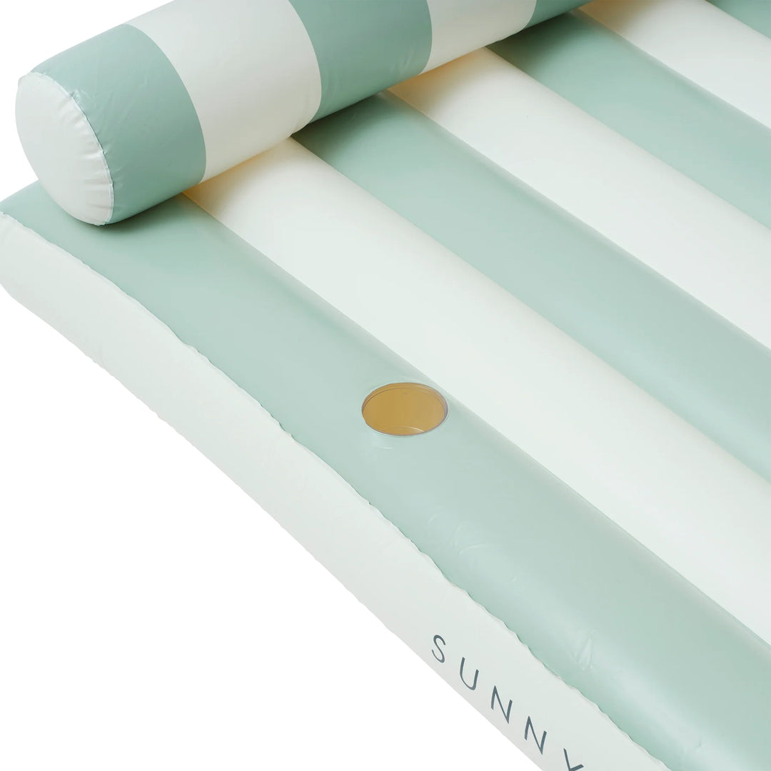 Sunnylife | Luxe Lilo - Green Stripe | Shut the Front Door