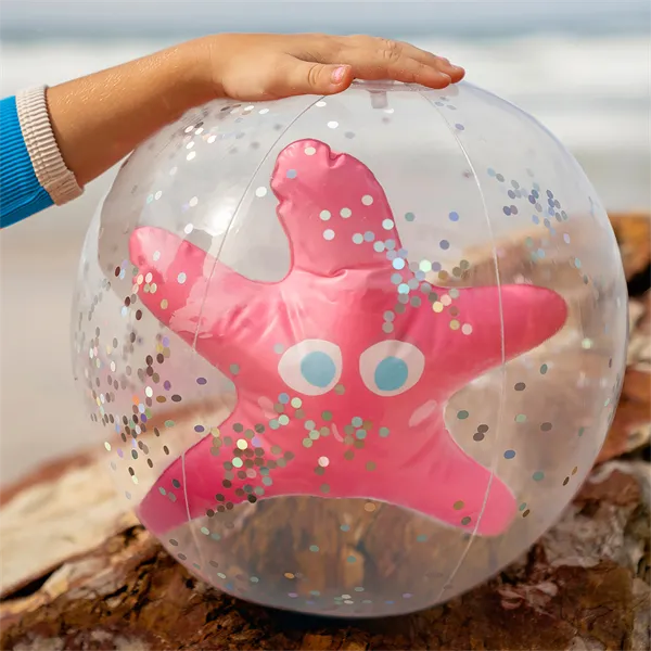 Sunnylife | 3D Inflatable Beach Ball - Ocean Treasure Rose | Shut the Front Door