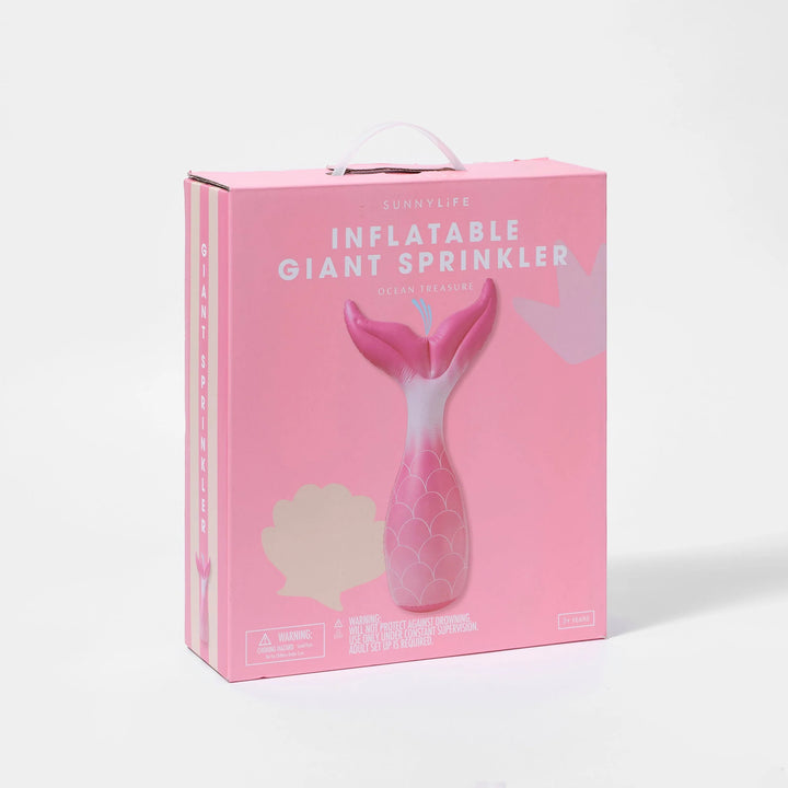 Sunnylife | Inflatable Giant Sprinkler - Ocean Treasure Rose | Shut the Front Door