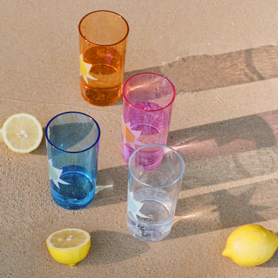 Sunnylife | Poolside Tall Tumbler - Utopia Multi (S4) | Shut the Front Door