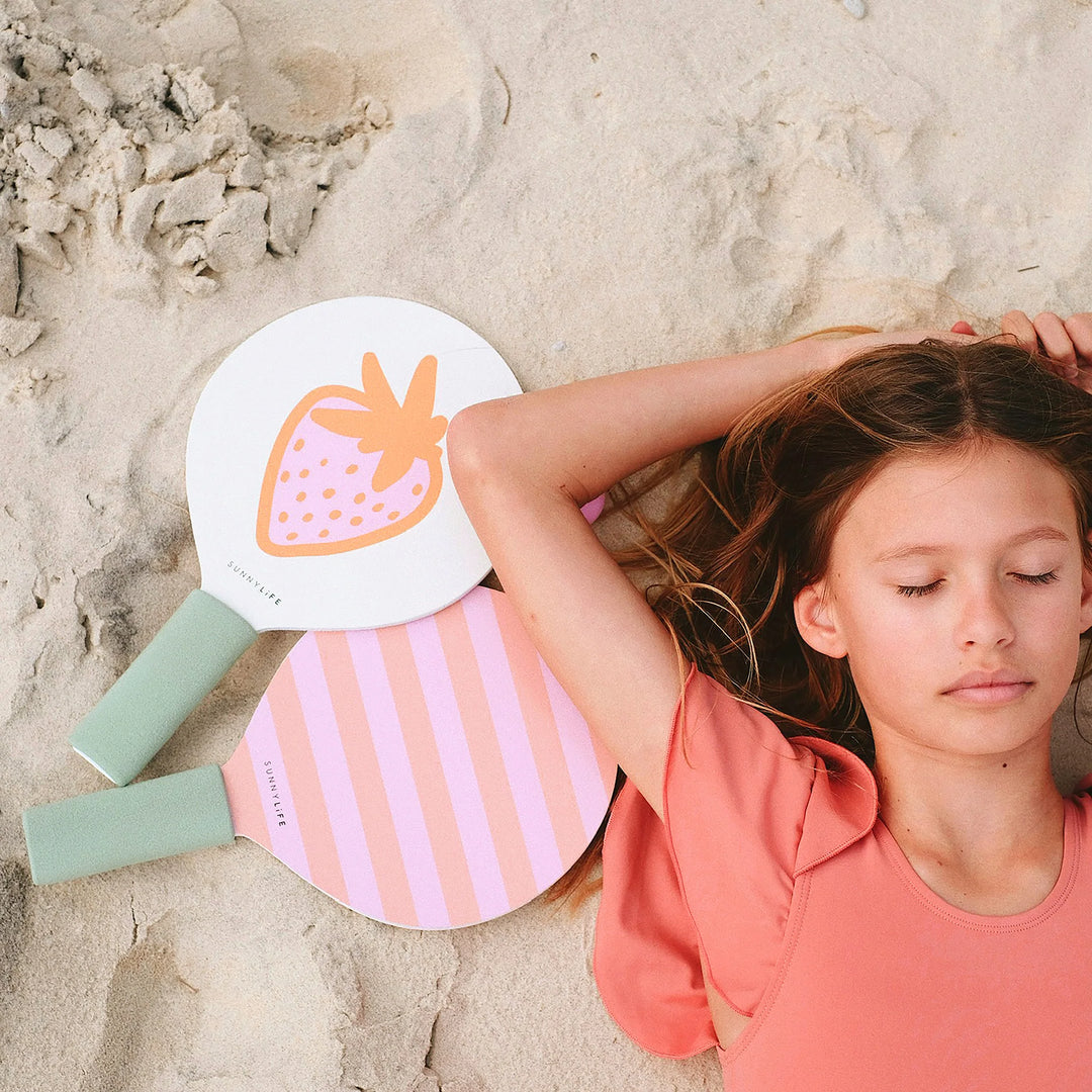 Sunnylife | Kids Beach Bats - Sea Seeker Strawberry | Shut the Front Door